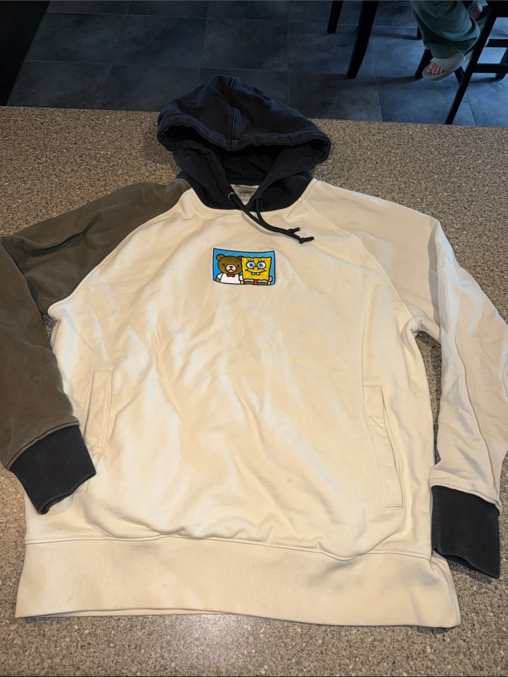 Teddy Fresh Spongebob colorblock hoodie
